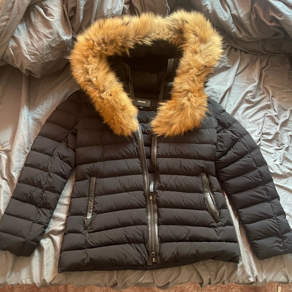 Authentic Mackage . Gently Used . Size Large .